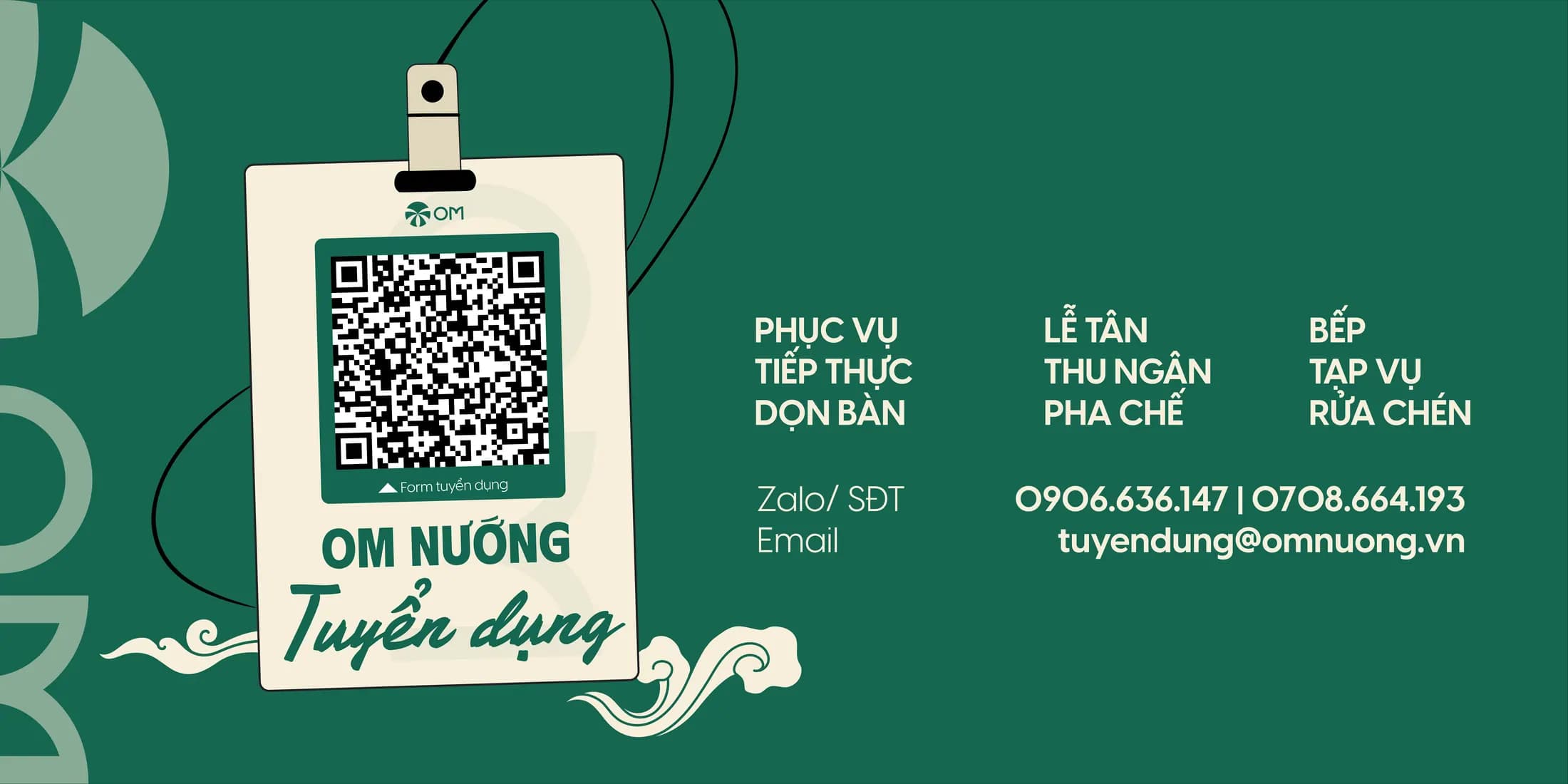 OM Nướng tuyển dụng
