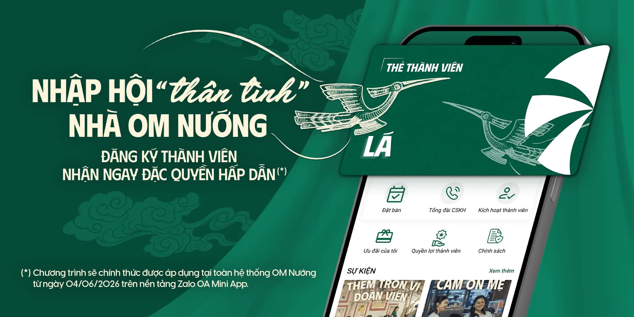 Nhập hội thân tình nhà OM Nướng