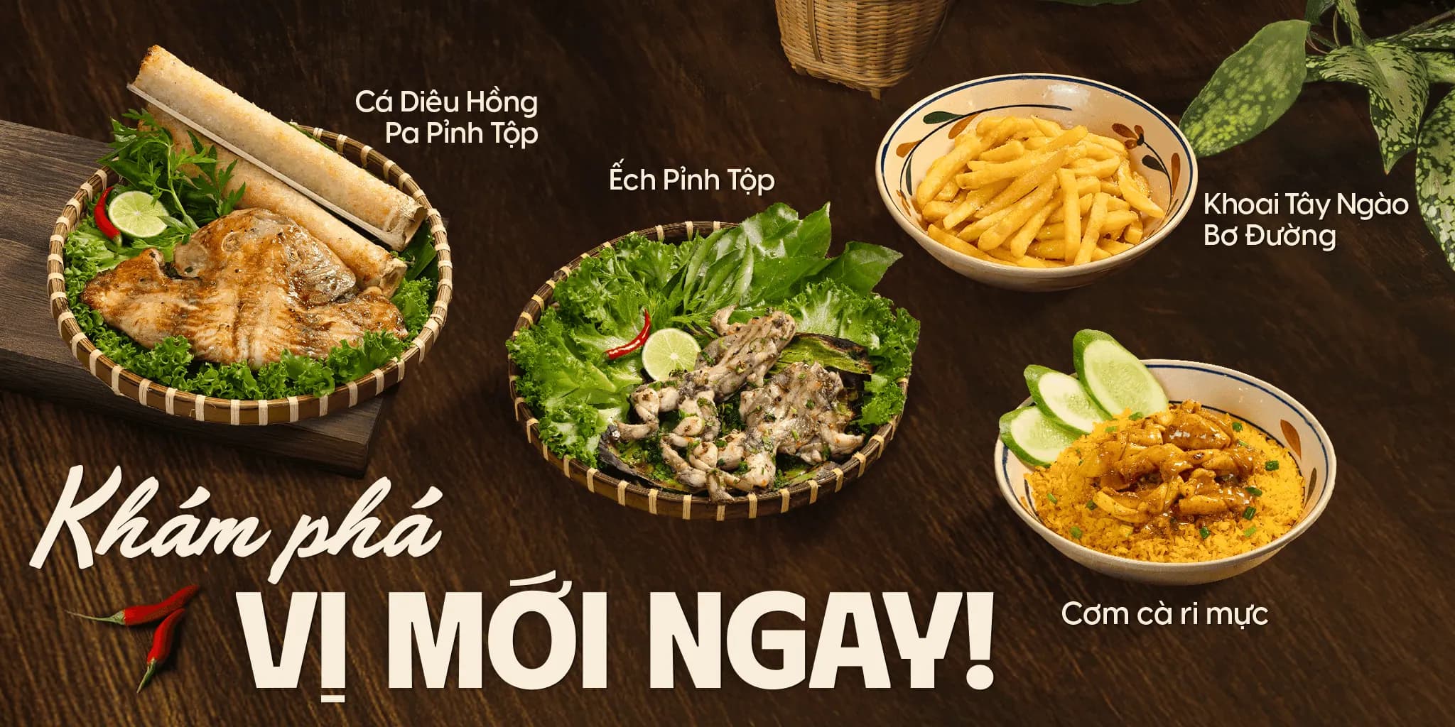 Khám phá vị mới ngay