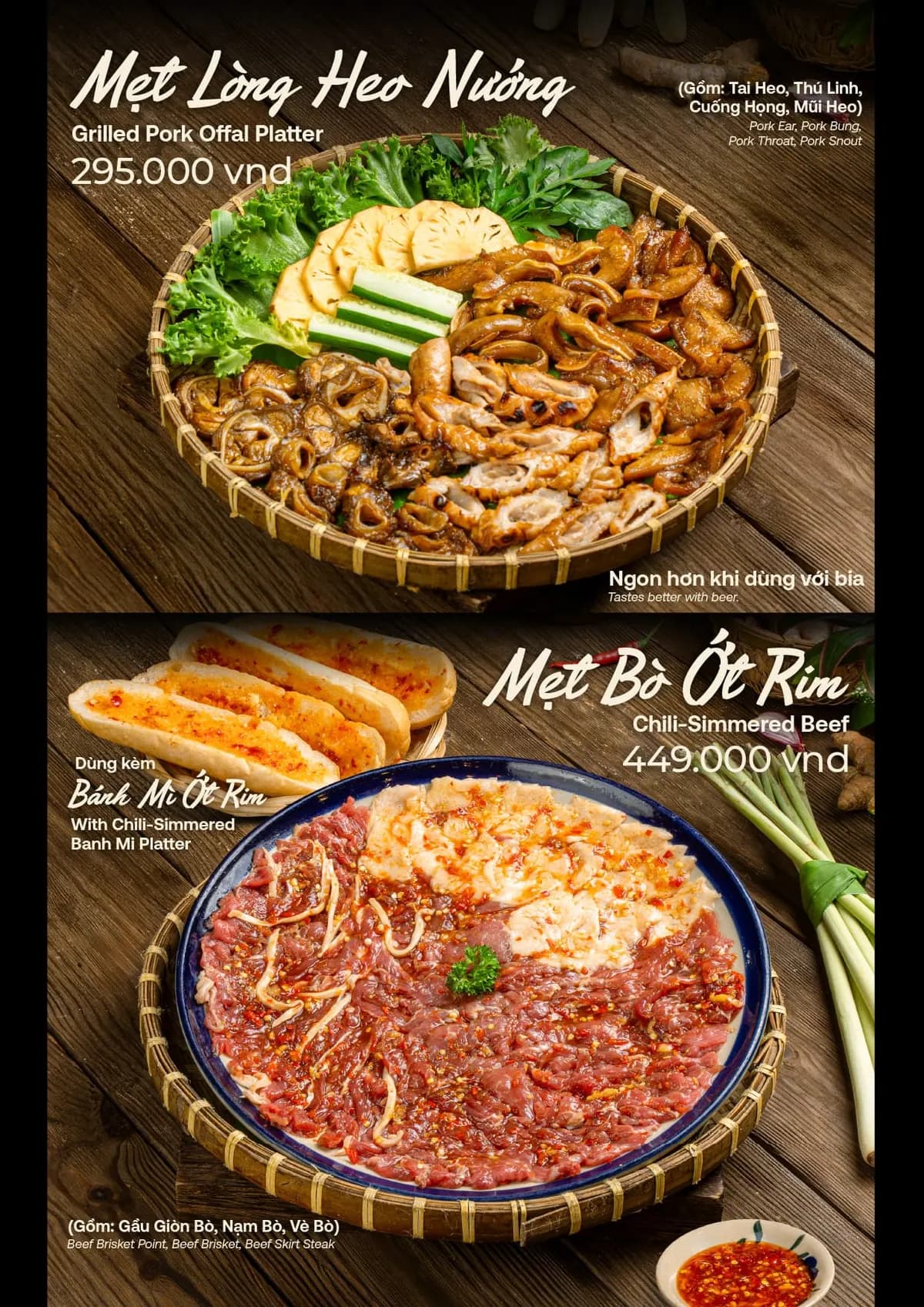Menu trang 3