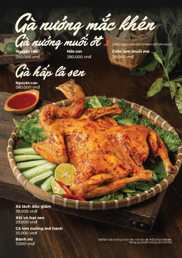 Menu trang 8