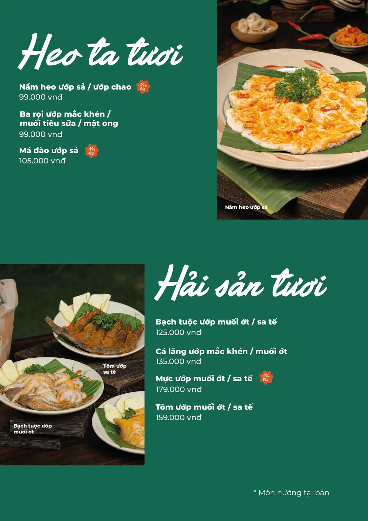 Menu trang 10