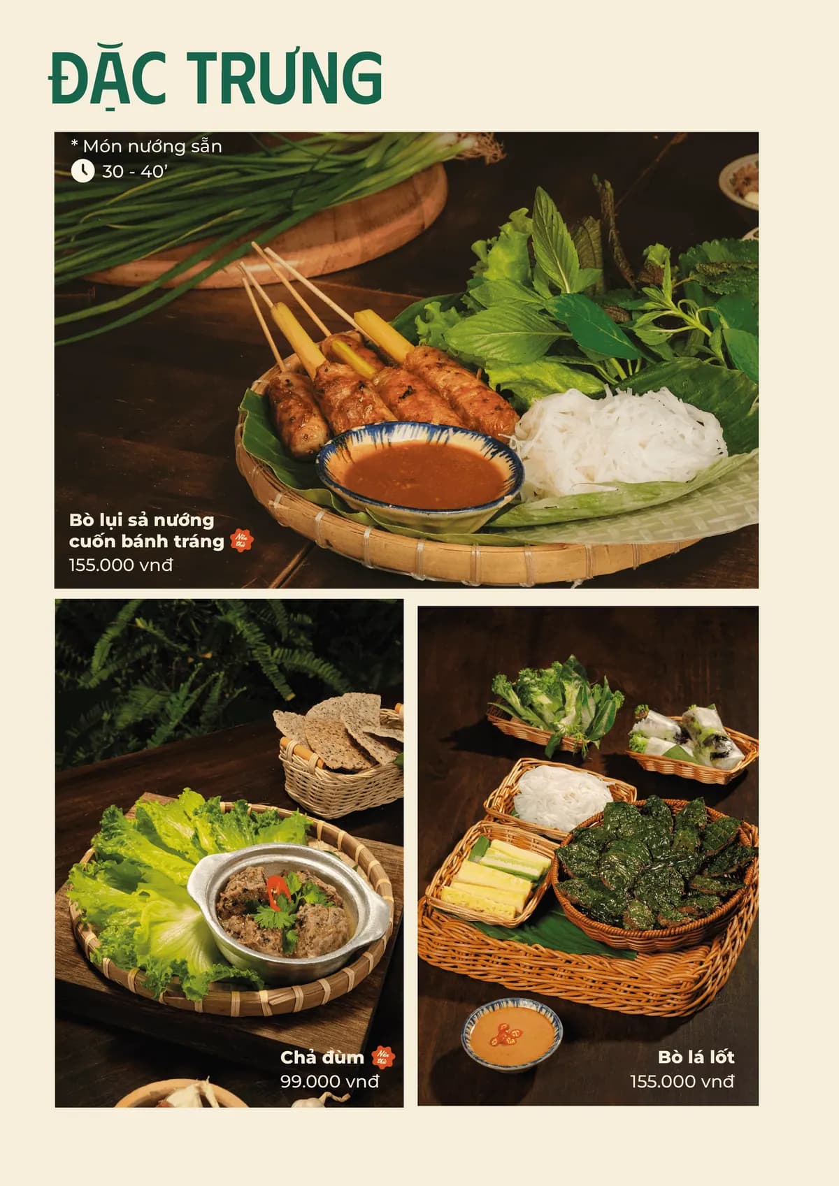 Menu trang 19