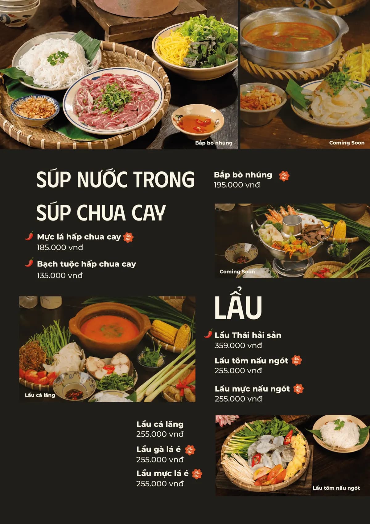 Menu trang 23