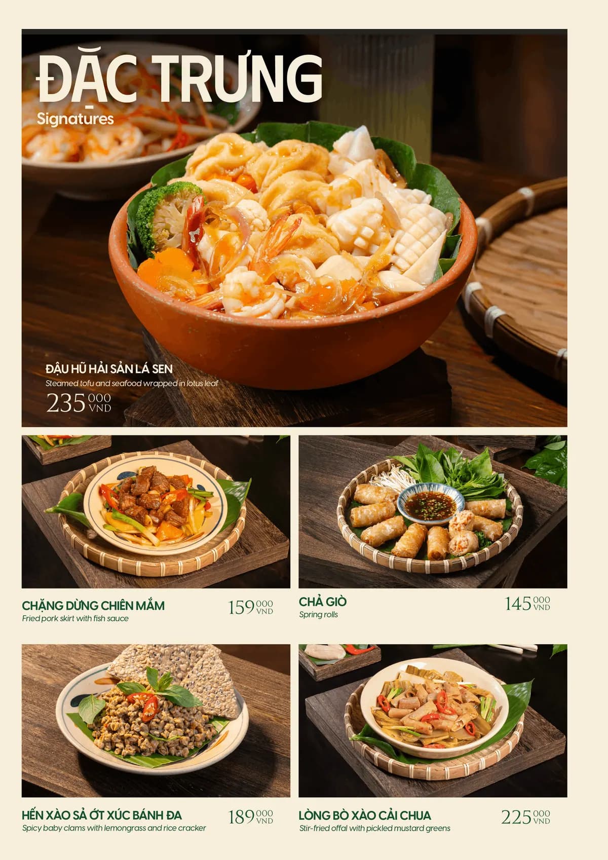 Menu trang 16
