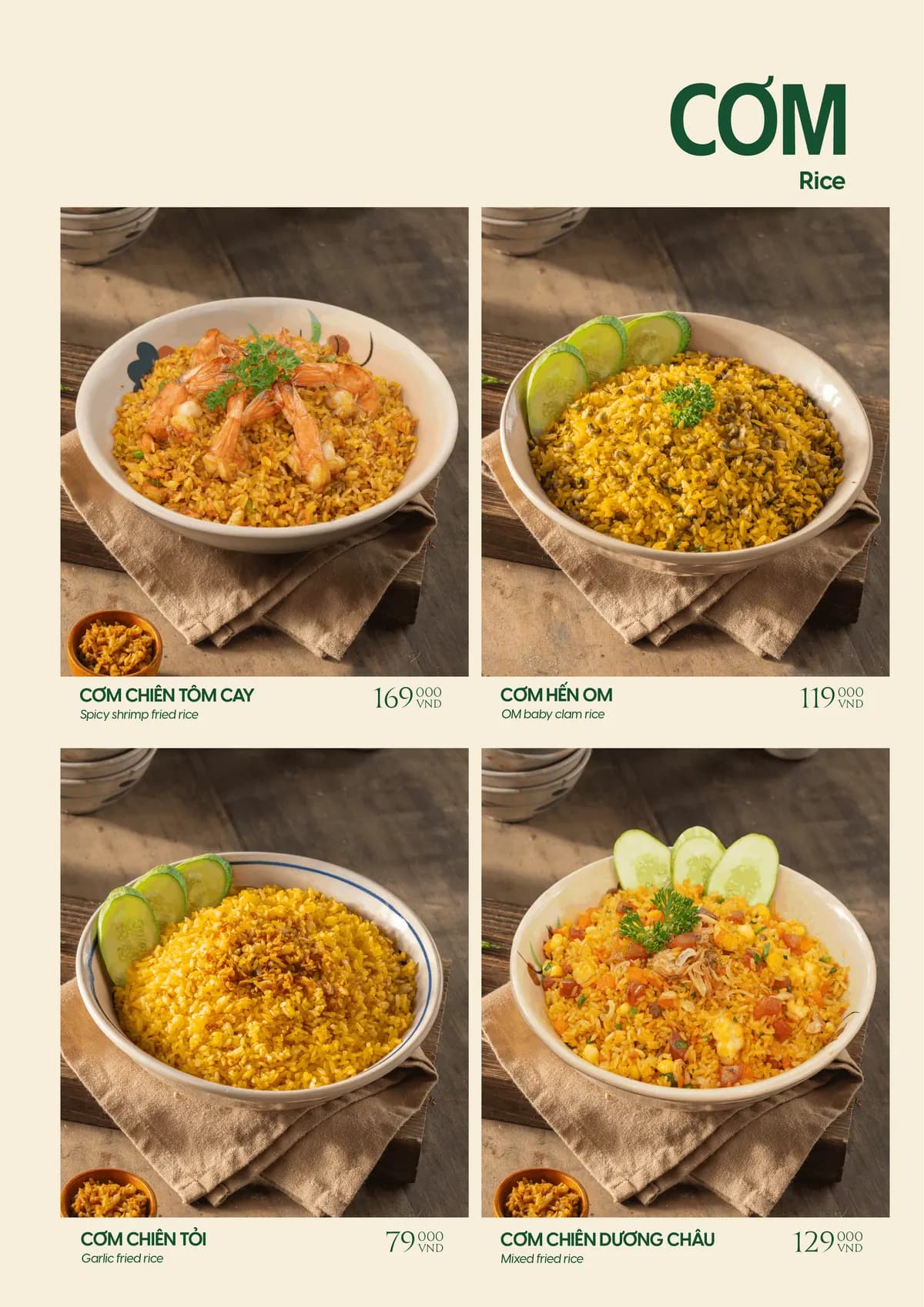 Menu trang 19