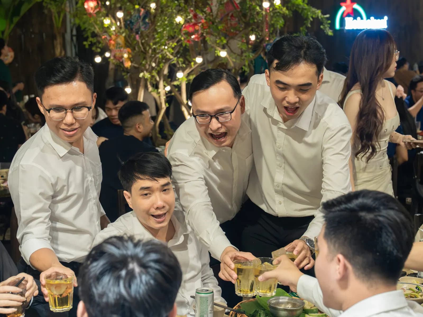 Tiệc tất niên tại OM Nướng