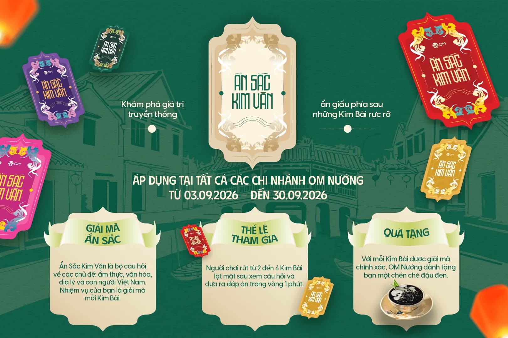 Hoạt động mang đậm nét văn hoá Việt chính thức trở lại tại OM Nướng!